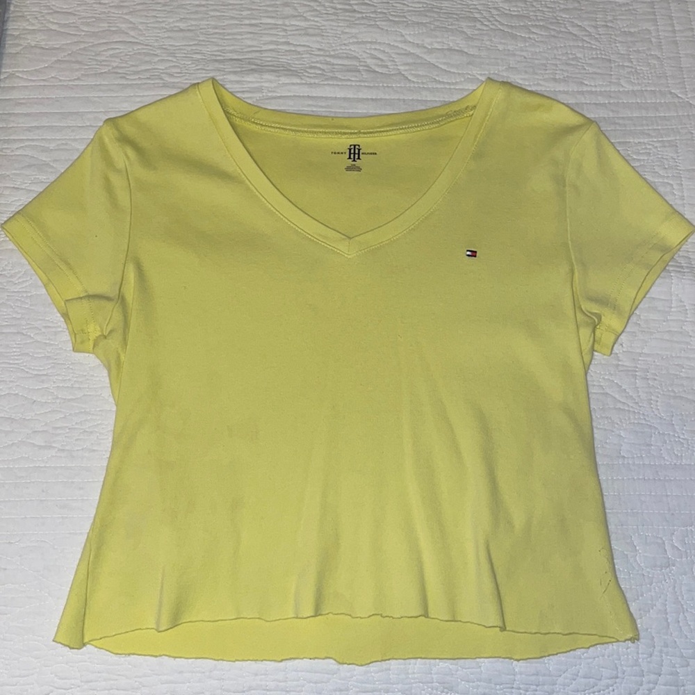 Tommy Hilfiger Yellow Crop Top